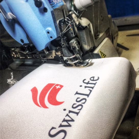 swisslife textile on sewing machine