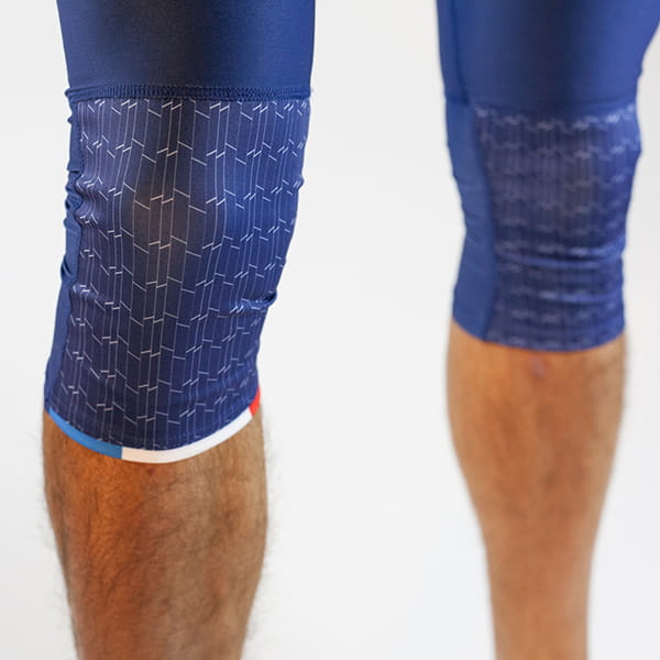 thumbnail knees with blue reinforced patched tights