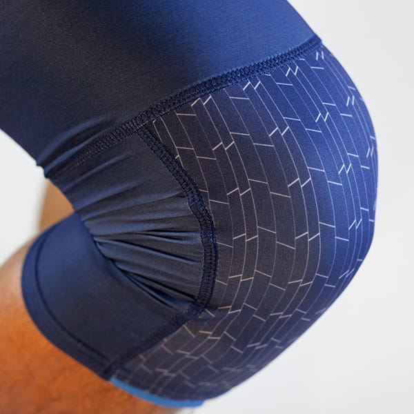 thumbnail knee with blue reinforced patched legging