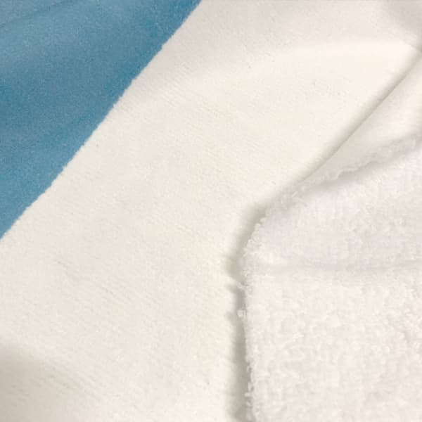 vue détaillée d'un textile de serviette
