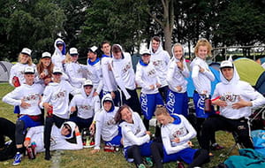 grut team in white sun hoodies