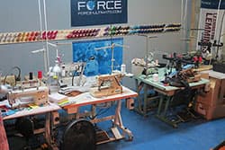 sewing machines in force workshop